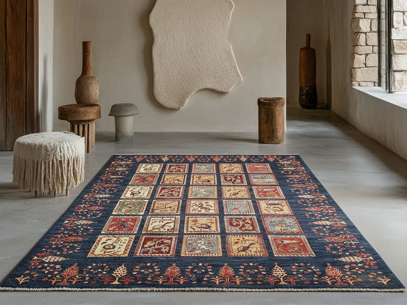 Ziegler und Kazak Teppiche im Interieur Design