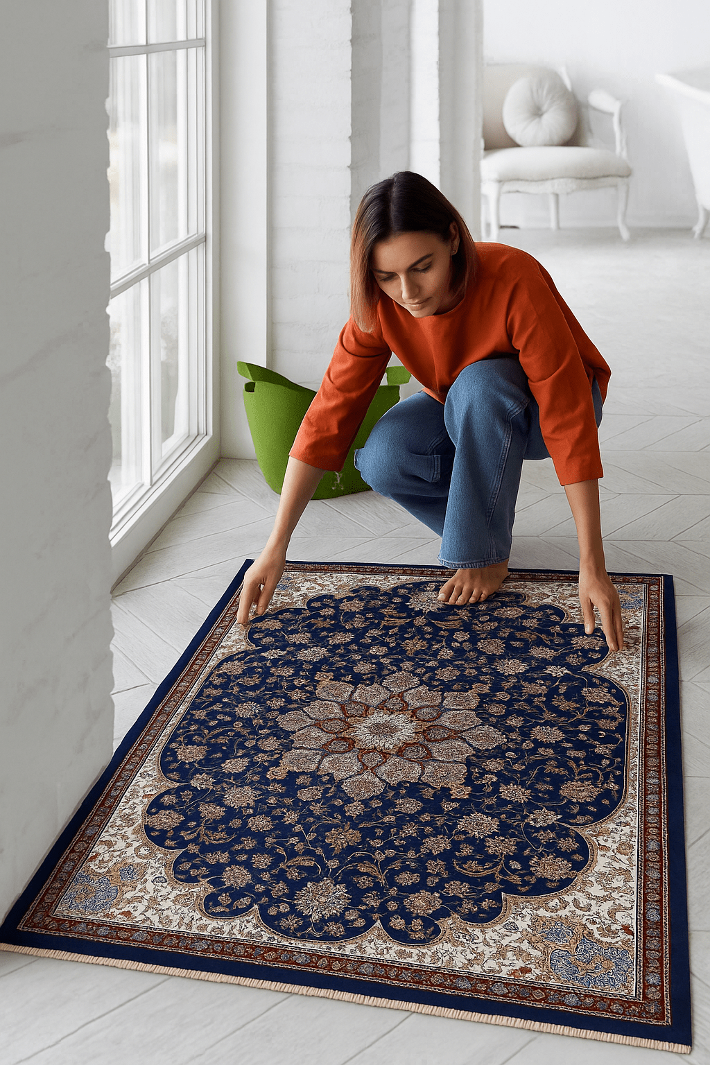 machine-made carpet